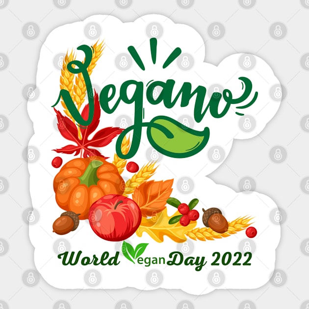 "I'm So fresh" Vegan day 2022 Sticker by HJDesign